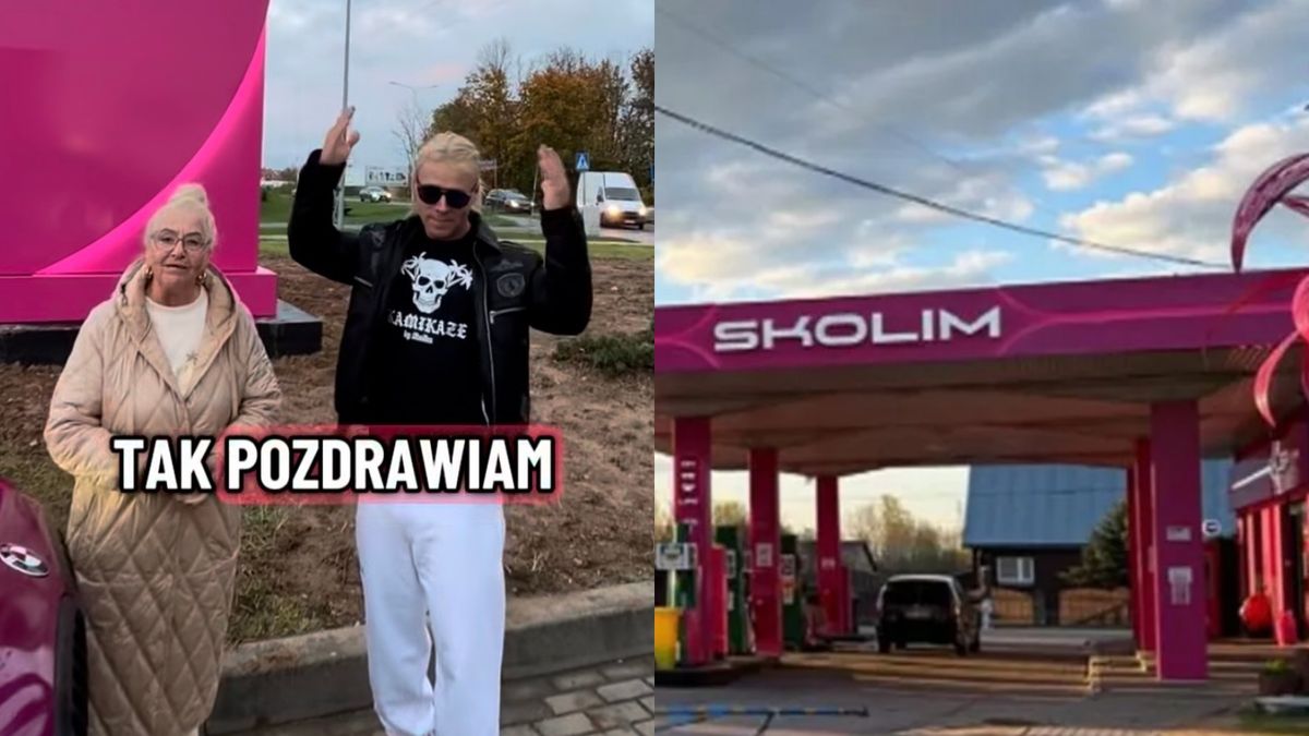 Skolim pokazuje ceny na swojej stacji paliw