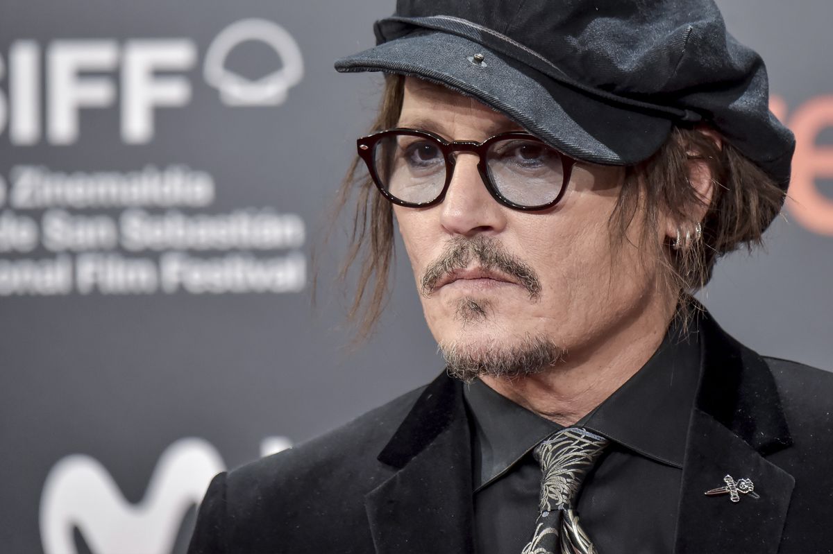 Johnny Depp podczas 69. San Sebastian Film Festival
