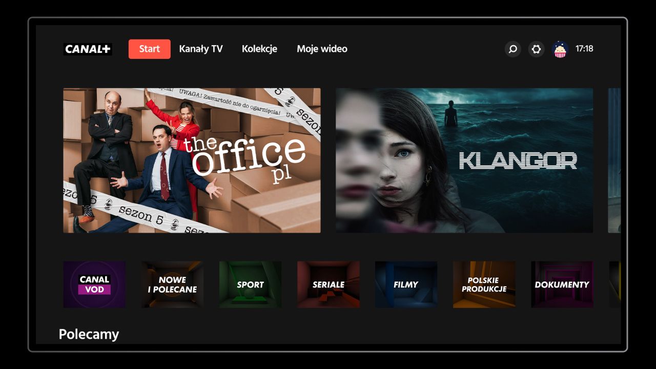 Nowy ekran startowy dekoderów