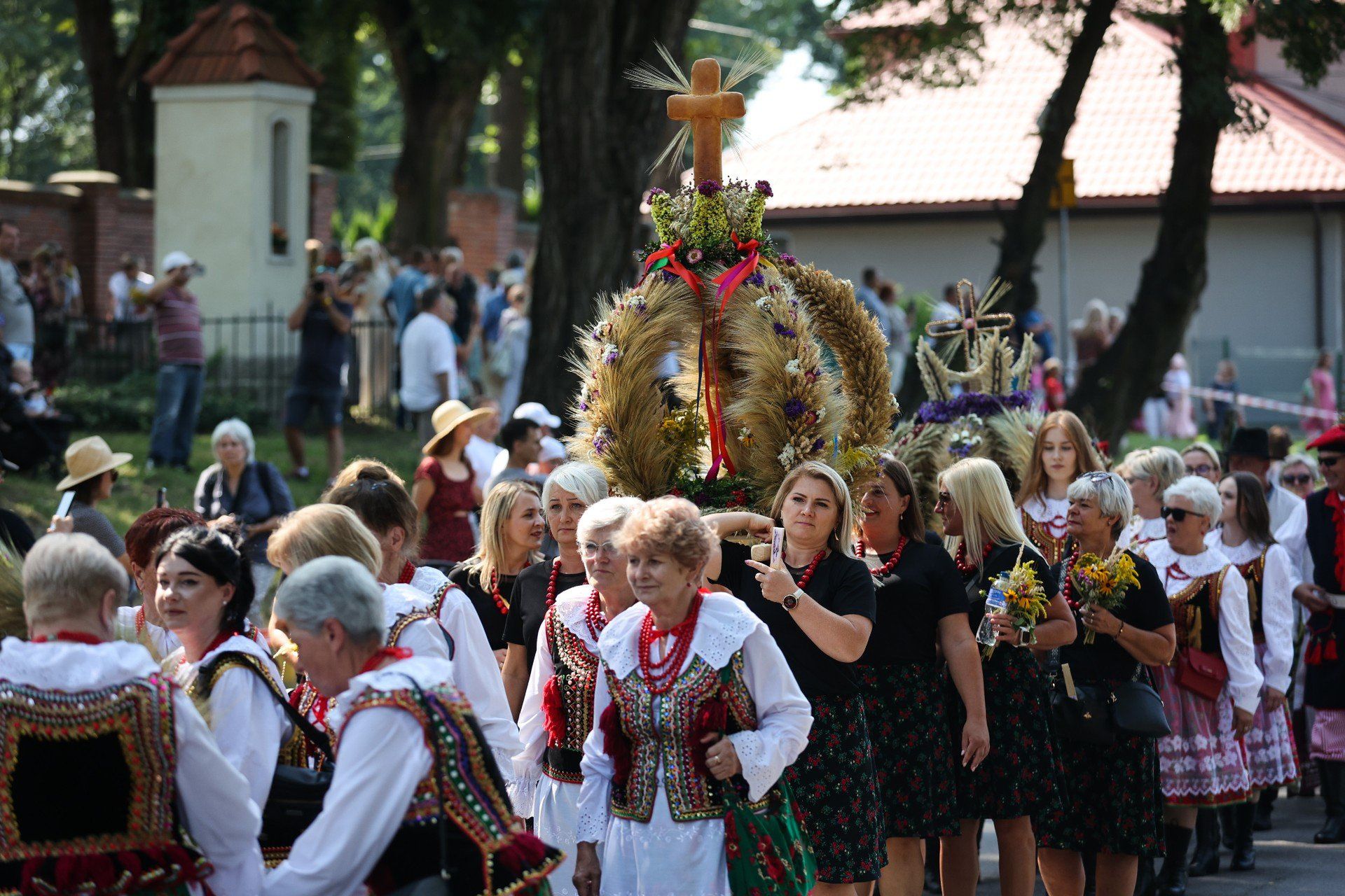 Nowohuckie dożynki w Pleszowie