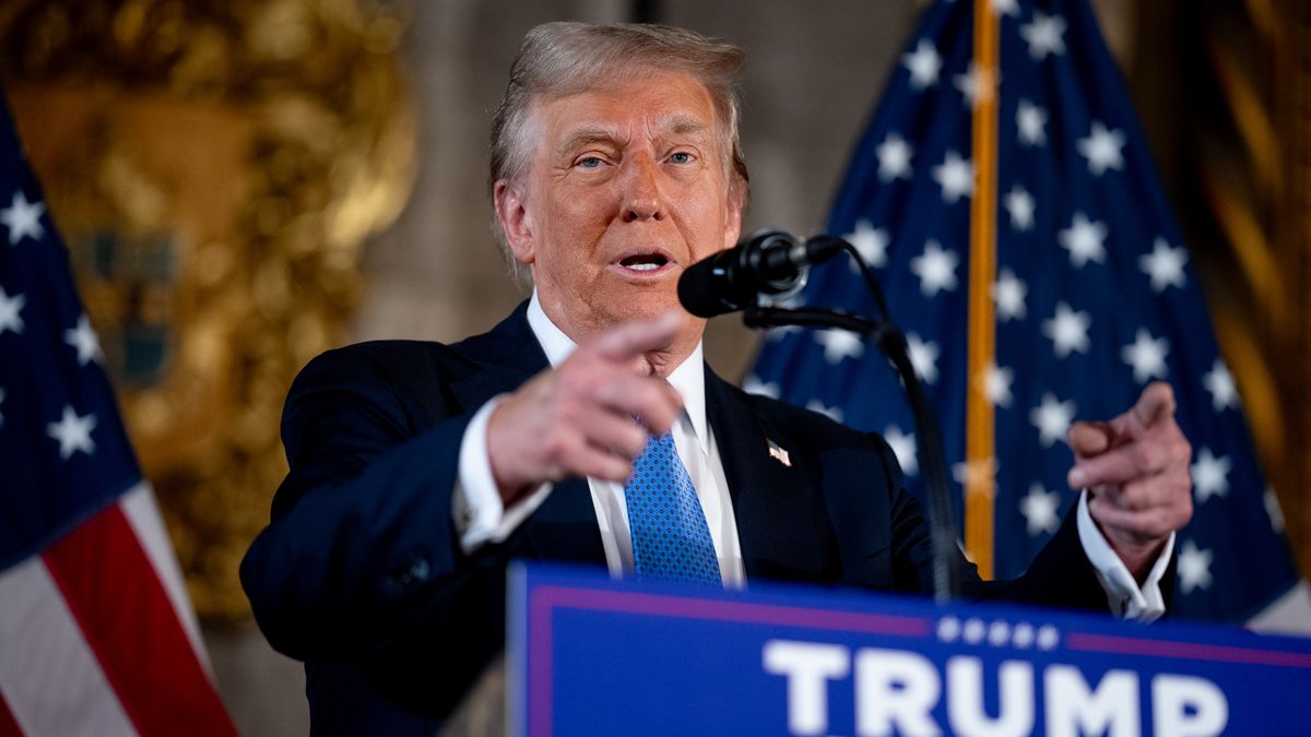 President-Elect Trump Speaks To The Press At Mar-A-Lago
PALM BEACH, FLORIDA - DECEMBER 16: U.S. President-elect Donald Trump speaks at a news conference at Trump's Mar-a-Lago resort on December 16, 2024 in Palm Beach, Florida. In a news conference that went over an hour, Trump announced that SoftBank will invest over $100 billion in projects in the United States including 100,000 artificial intelligence related jobs and then took questions on Syria, Israel, Ukraine, the economy, cabinet picks, and many other topics. (Photo by Andrew Harnik/Getty Images)
Andrew Harnik