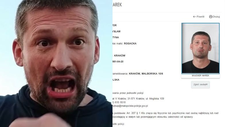 Marek "Czujny" Majcher poszukiwany listem gończym