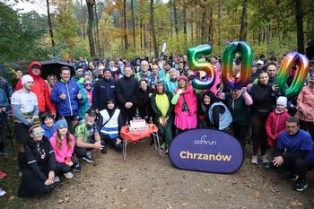 Chrzanów: 500. Parkrun za nami. Tłumy biegaczy w kroczymieskim lesie
