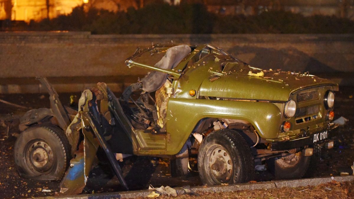 Nagrania opublikowane zostały po wybuchu samochodu w Doniecku