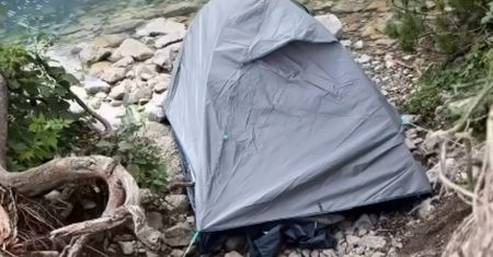 Rozstawili namiot nad wodą w Tatrach. W sieci zawrzało