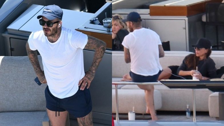 Vitoria i David Beckham relaksują się w Miami na swoim ponad 26 MILIONOWYM jachcie