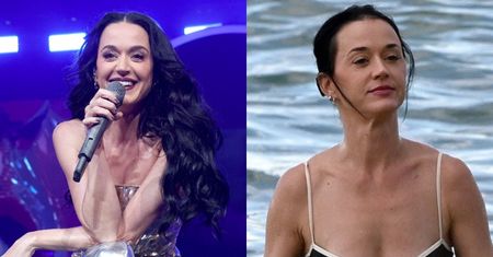 Katy Perry prezentuje wyrzeźbiony brzuch, wygrzewając się w bikini na plaży w Miami