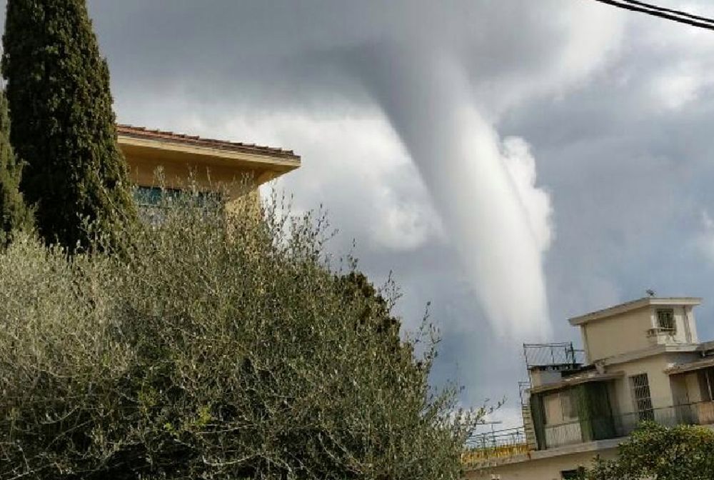 Połamane drzewa, zerwane dachy. Trąba powietrzna uderzyła w San Remo