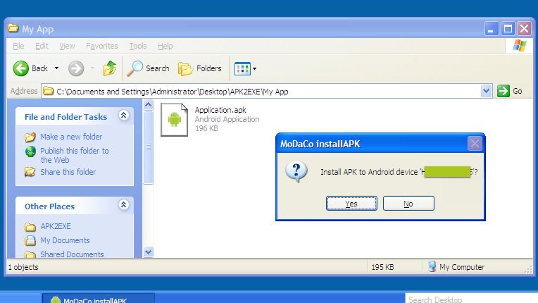 Ekspresowa instalacja plików .APK z PC na Androidzie 1