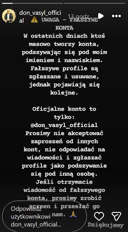 Don Vasyl bije na alarm