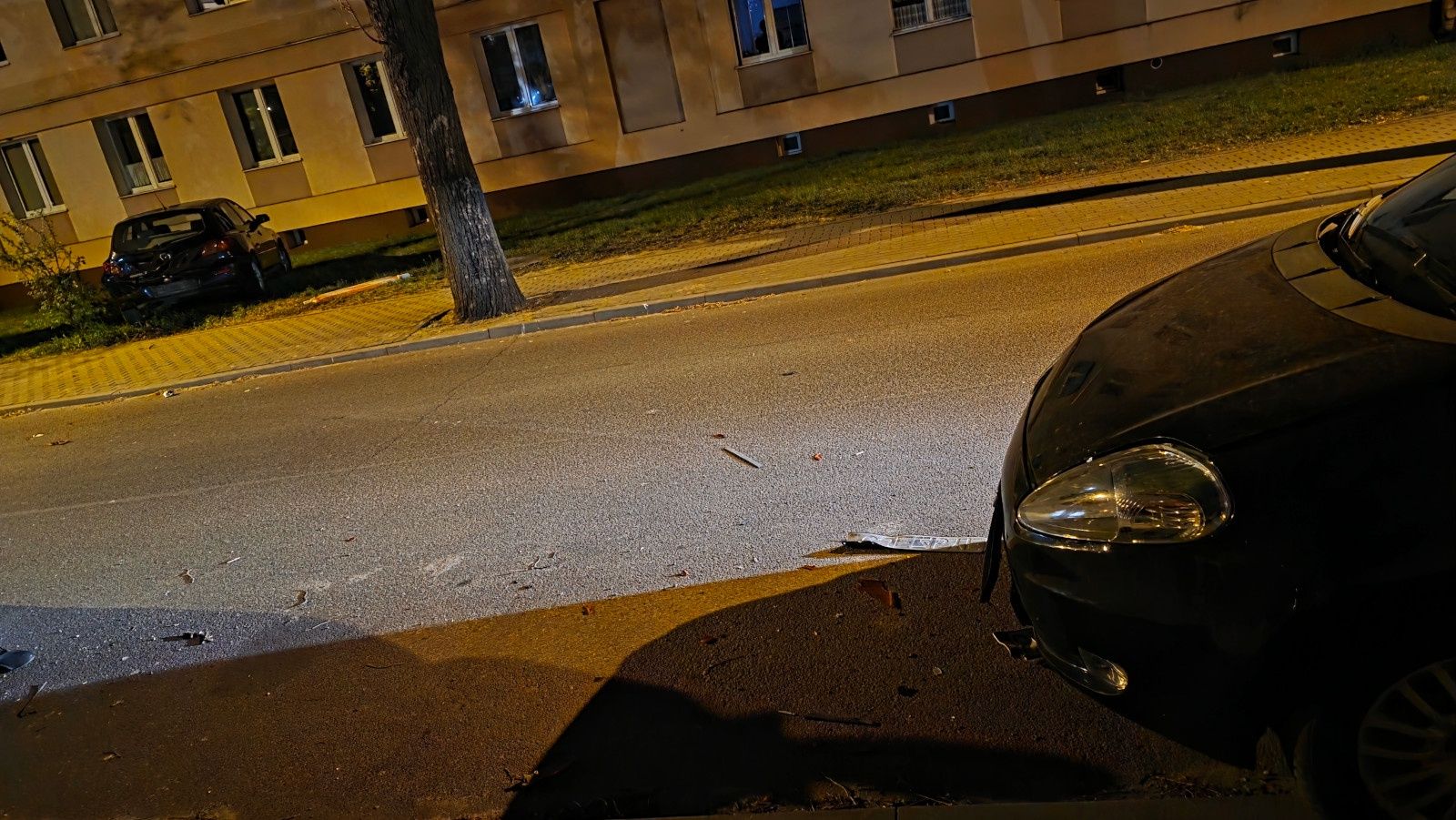 Kolizja na skrzyżowaniu Brzozowej i Bukowej