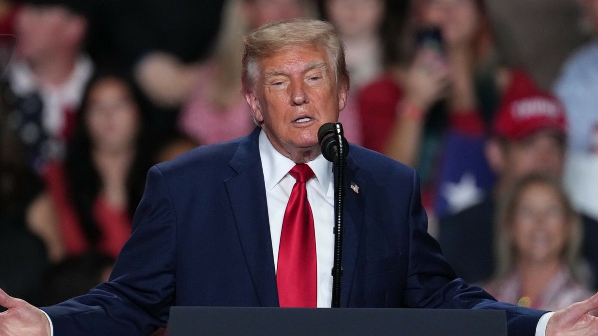 TemporaryPresident Donald Trump speaks at a campaign rally at the Freeman Coliseum in San Antonio, Wednesday, Oct. 7, 2026. (AP Photo/Eric Gay)Eric Gay