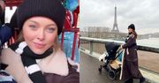 Joanna Opozda zwiedza Paryż z synkiem. Spotkała się z byłą partnerką Królikowskiego (ZDJĘCIA)