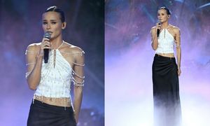 Obwieszona perłami Natalia Szroeder ZACHWYCA na Top of the Top Sopot Festival, świecąc ODKRYTYM BRZUCHEM (ZDJĘCIA)
