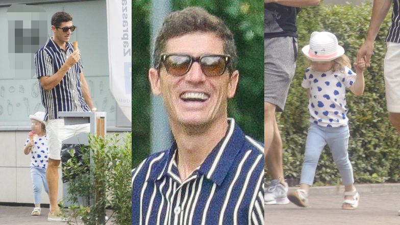 Robert Lewandowski zabrał Klarę na lody