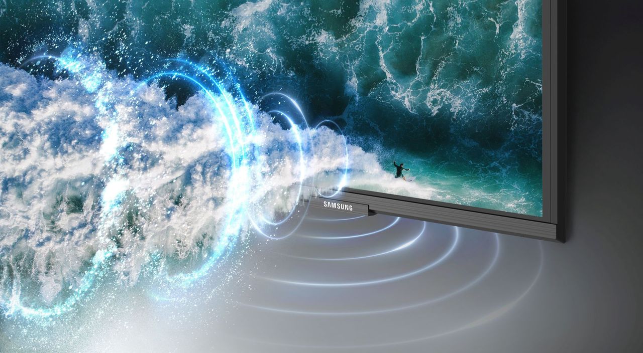 Systemem głośników w telewizorach Samsung Neo QLED przenosi nas prosto do wirtualnych światów