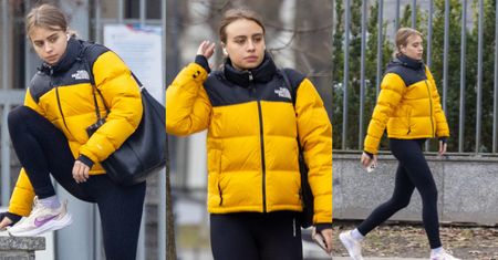 NATURALNA Oliwia Bieniuk mknie z siłowni w legginsach i kurtce za 1200 złotych