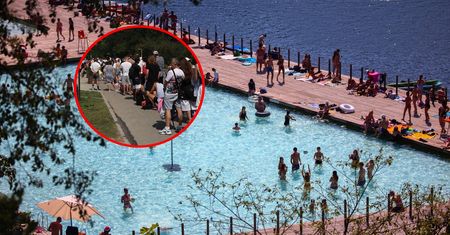 Szaleństwo w Krakowie. Gigantyczne kolejki do kąpieliska