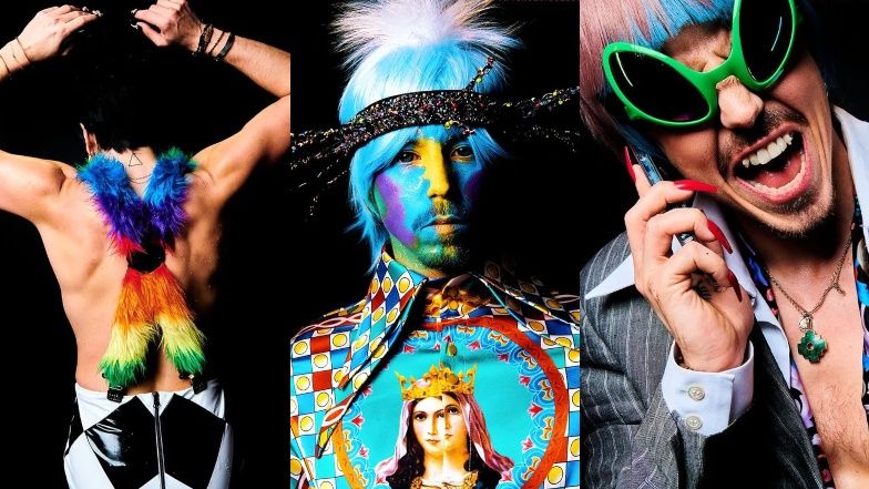 TYLKO NA PUDELKU: Michał Szpak prezentuje wymyślne stylizacje w nowym teledysku: tęczowe szelki, cierniowa korona,  manikiur w penisy... (ZDJĘCIA)