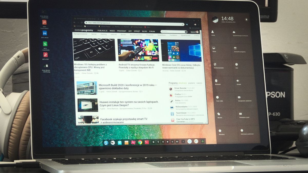 Deepin na moim laptopie