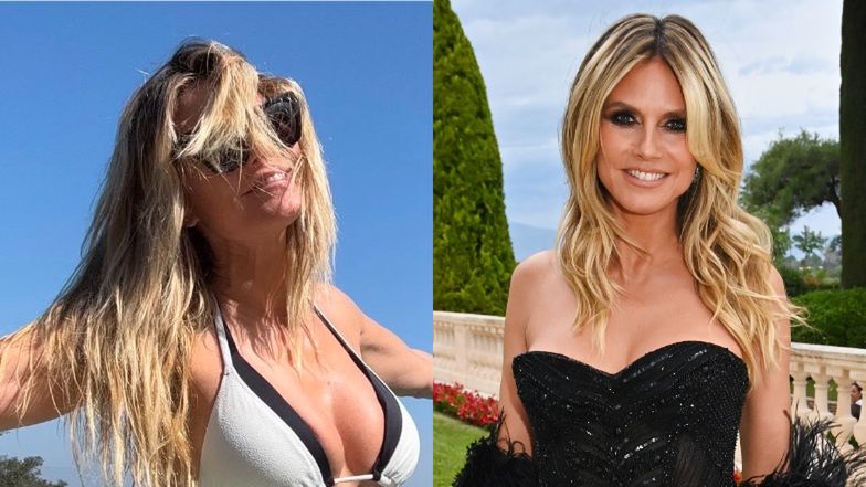 Heidi Klum chwali się szczupłą sylwetką w bikini