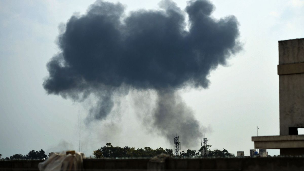 F-16 rozbił się w czasie ćwiczeń w Islamabadzie.