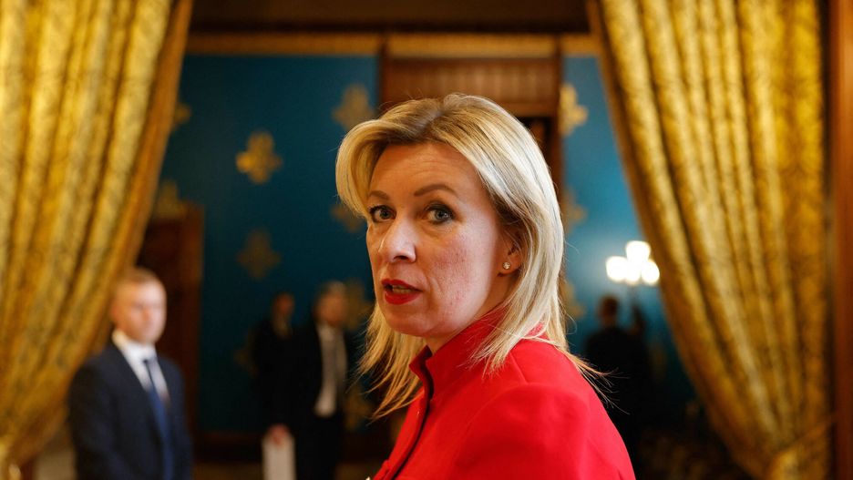 Temporary
Spokeswoman of Russia's Foreign Ministry Maria Zakharova speaks to the media after a joint press conference of Russian Foreign Minister and OSCE Secretary General following their talks in Moscow on March 11, 2025. (Photo by Maxim Shemetov / POOL / AFP)
MAXIM SHEMETOV