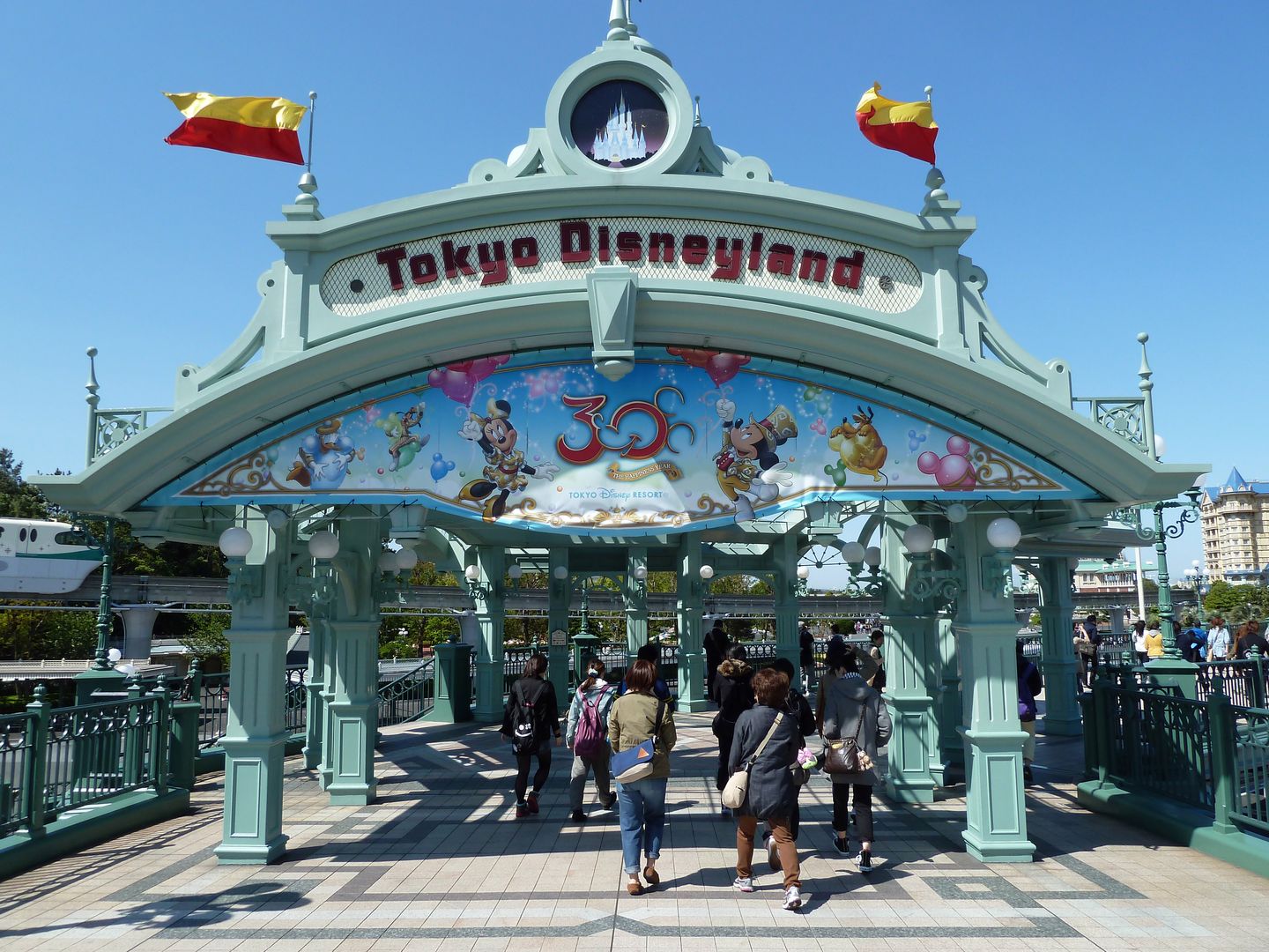 Tokyo Disneyland, Tokio, Japonia - 16,5 mln odwiedzających