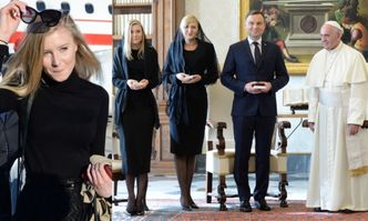 Kinga Duda z rodzicami na audiencji u Franciszka (ZDJĘCIA)