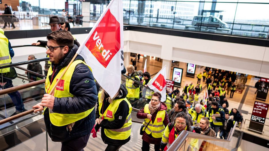 Strajk na lotnisku Berlin Brandenburg