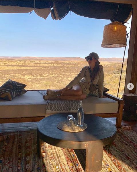 Kinga Rusin docenia "dobry design" podczas afrykańskiej wycieczki