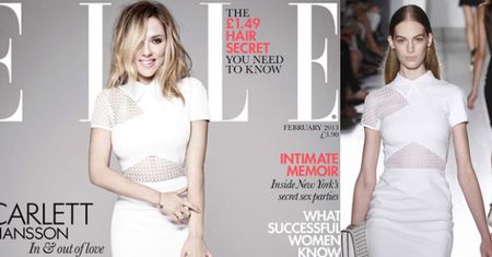 Johansson w sukience Victorii Beckham!