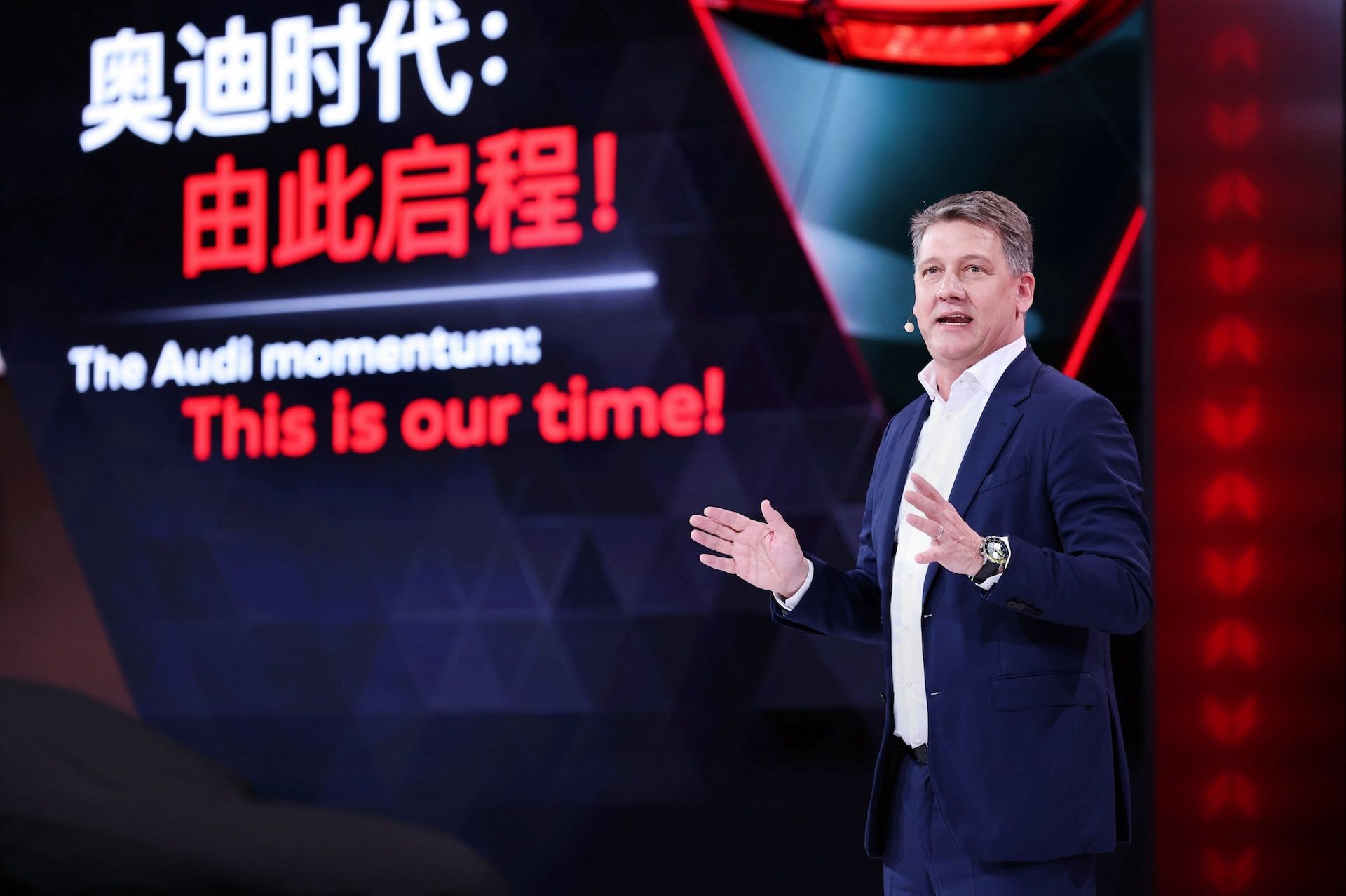 Gernot Döllner na targach Shanghai Motor Show 2025