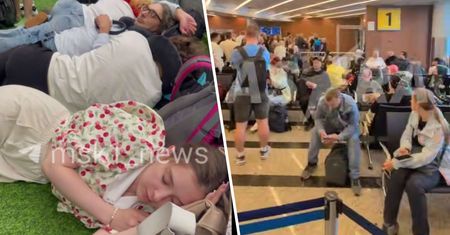 "Kolosalny chaos". Rosjanie śpią gdzie popadnie
