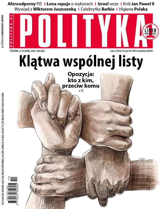 Okładka tygodnika Polityka