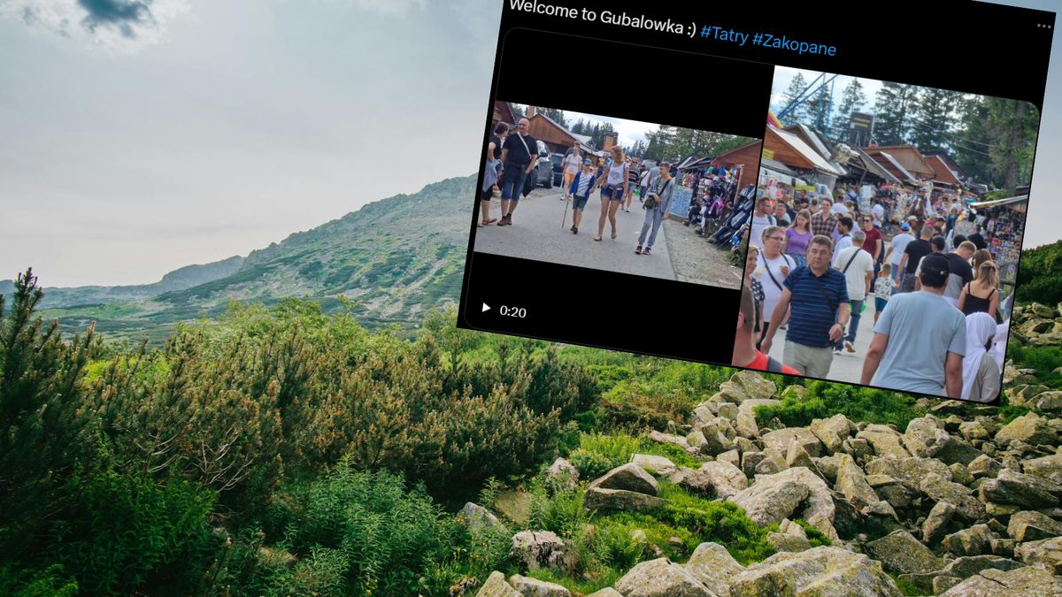 Tłumy na Gubałówce. "Tygodnik Podhalański" pokazał nagranie