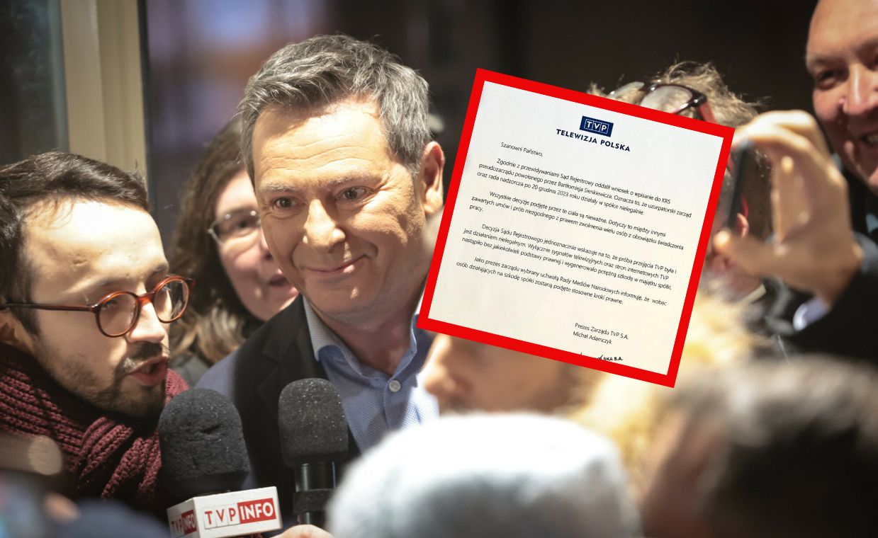 Adamczyk wydał komunikat. Zapowiada kroki prawne
