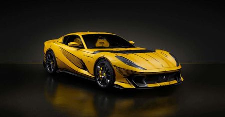 Ferrari 812 Competizione to szkic na kołach. Trafi na aukcję charytatywną
