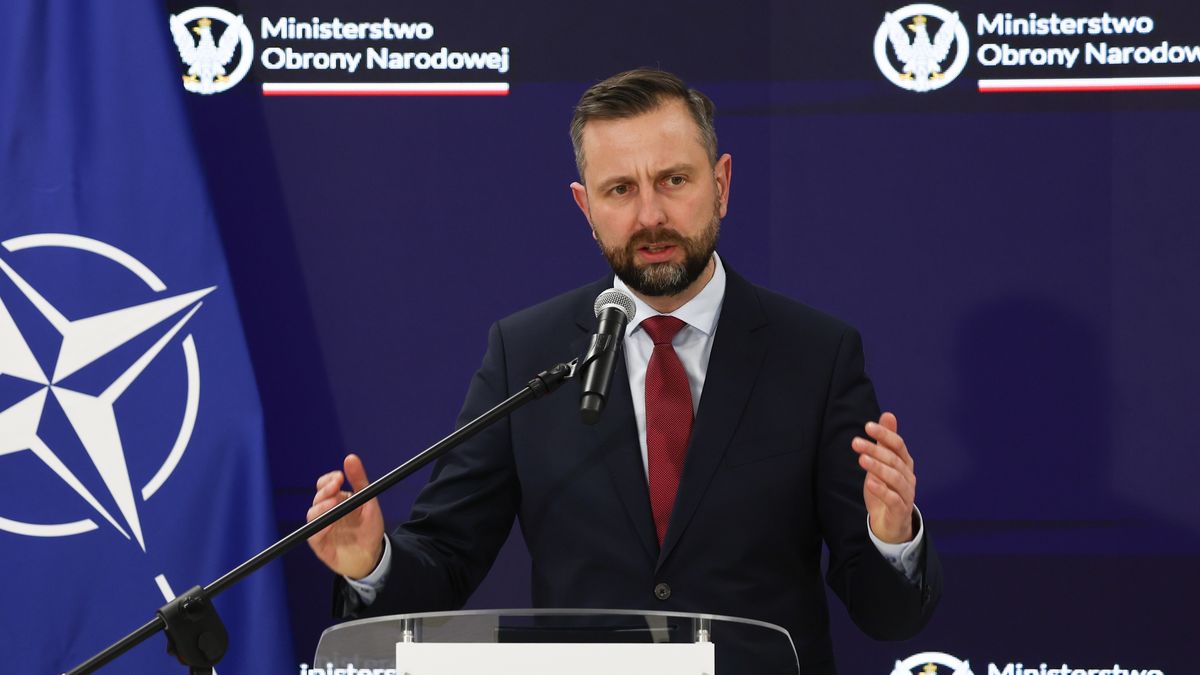 Minister of National Defense of Poland Wladyslaw Kosniak-Kamysz during the cooperation agreement signing ceremony between Polish Ministry of National Defense And Microsoft in Warsaw, Poland on February 17, 2025. (Photo by Jakub Porzycki/NurPhoto via Getty Images)
