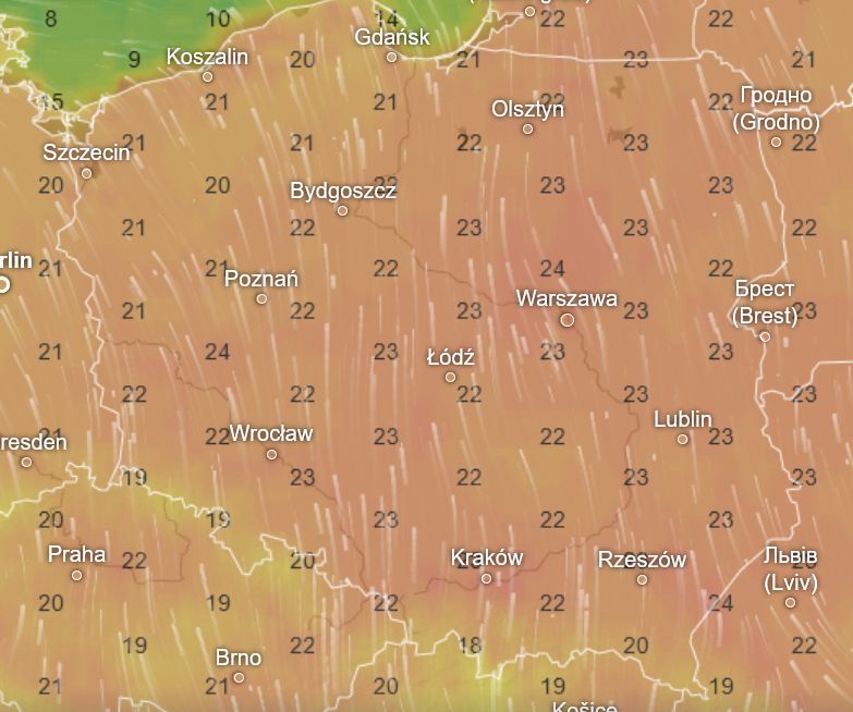 Pogoda na niedzielę, 31 marca