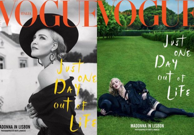 Madonna na okładce włoskiego "Vogue'a" wyprodukowanej przez Polaków