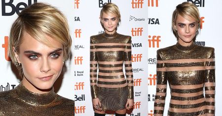 Dawno niewidziana Cara Delevingne chwali się nową fryzurą na ściance