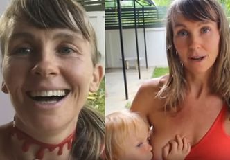 40-letnia Brytyjka pokazuje na YouTube, jak karmi piersią 4,5-latka