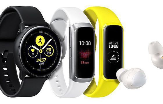 Samsung wprowadza nowe urządzenia ubieralne - smartwatch Galaxy Watch Active, opaski Galaxy Fit i słuchawki Galaxy Buds