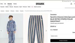 Producent odpowiada na kontrowersje wokół pasiastego stroju
