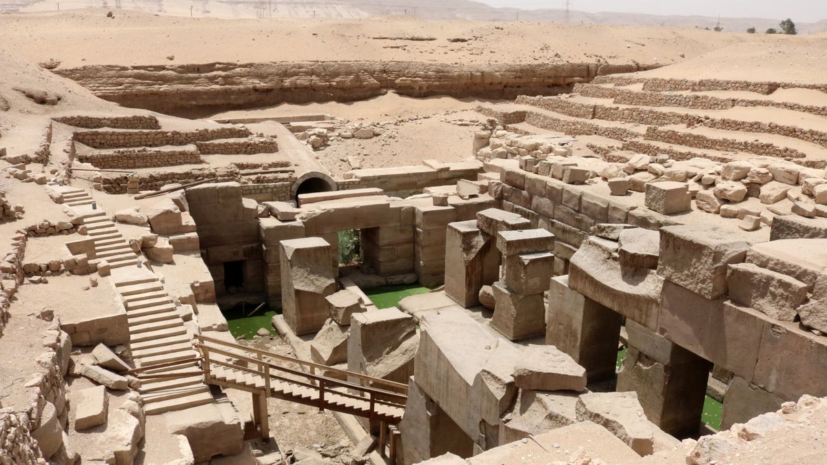 Starożytne miasto Abydos w Egipcie