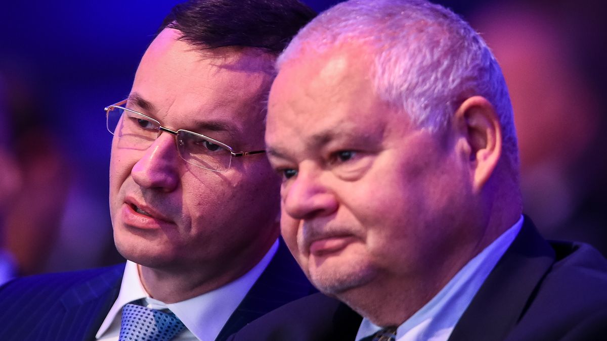 Central Europe's Growth Perspectives in a "New Normal" World conference
WARSAW, POLAND - OCTOBER 14: (SOUTH AFRICA AND POLAND OUT) Deputy Prime Minister, Minister of Economic Development and Finance; Mateusz Morawiecki and President, National Bank of Poland; Adam Glapinski attend the meeting called Central Europe's Growth Perspectives in a "New Normal" World on October 14, 2016 at Sheraton Hotel in Warsaw, Poland. It is the 6th annual meeting organized by Polish National Bank (NBP) on the future of the European economy.(Photo by Karol Serewis/Gallo Images Poland/Getty Images)
Gallo Images
e161014growth, conference, growth, europe, perspectives, new normal, world, meeting, european, nbp, national bank, experts, deputy, prime, minister, of, development, finance, mateusz, morawiecki, economic, and, the, republic, poland, president, national, bank, adam, glapinski, egettypolandeditorial