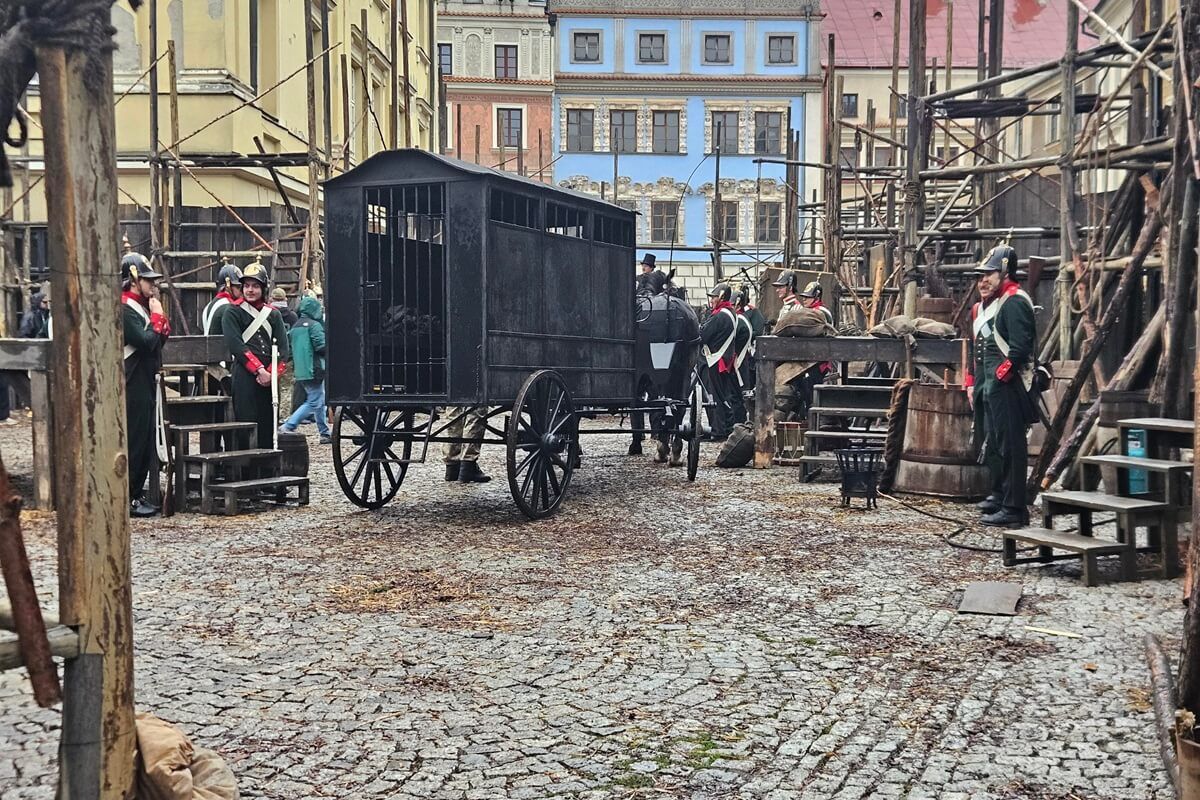 Zdjęcia do serialu historycznego "Eter" na Starym Mieście w Lublinie