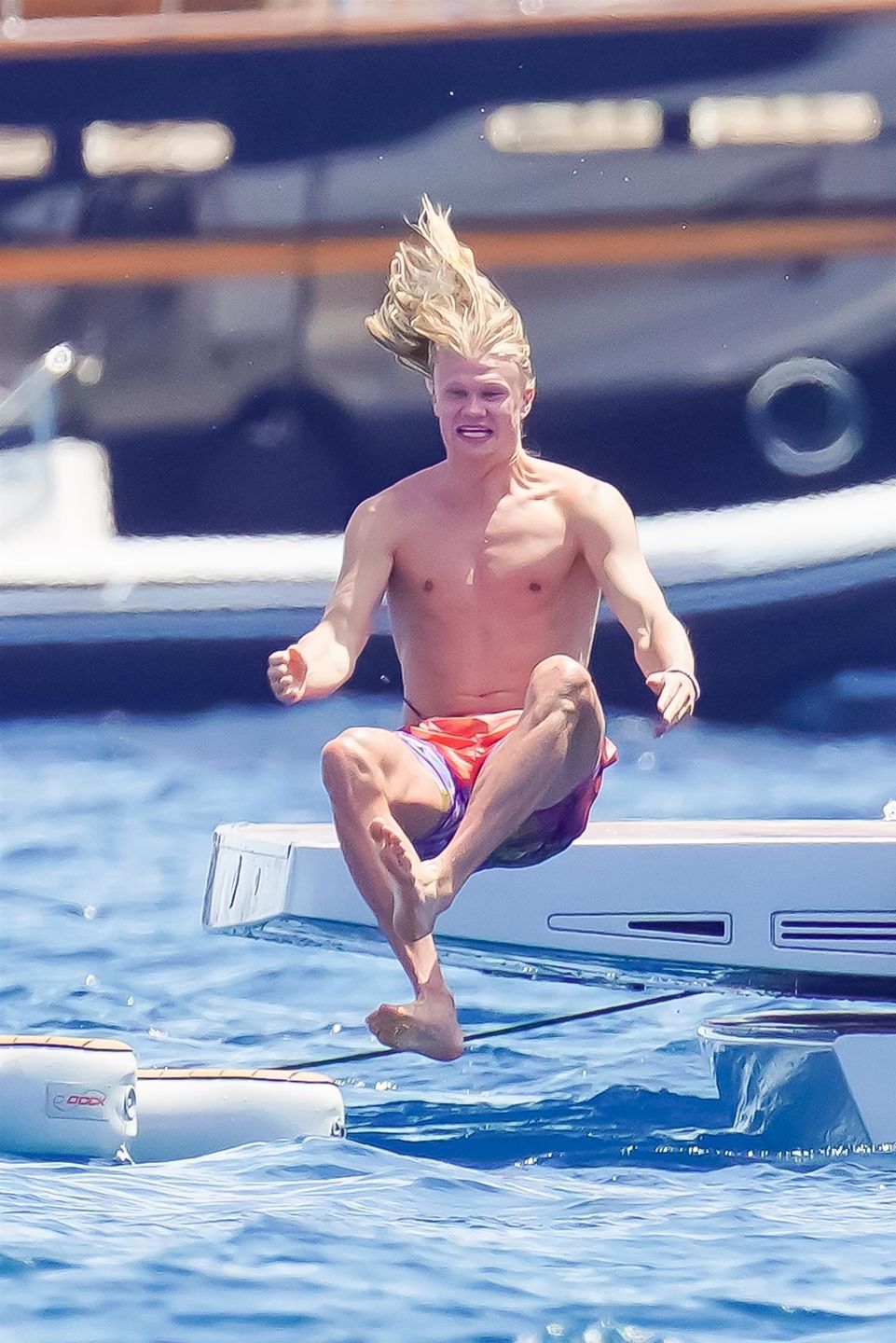 Erling Haaland na wakacjach w Saint-Tropez