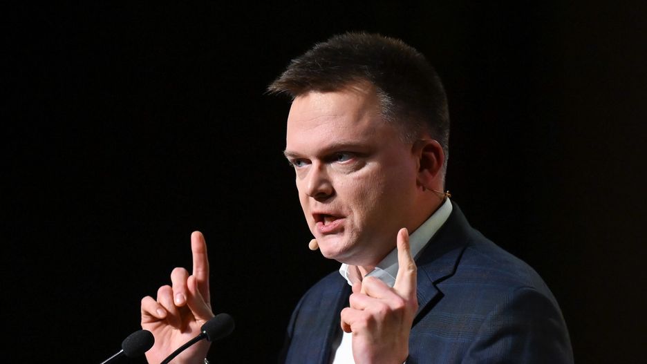 Szymon Ho�ownia
Gda�sk, 07.12.2024. Niezale�ny kandydat w wyborach na prezydenta RP, marsza�ek Sejmu Szymon Ho�ownia podczas konwencji inauguruj�cej jego prekampani� w Teatrze Szekspirowskim w Gda�sku, 7 bm. (amb) PAP/Adam War�awa
Adam War�awa
kampania, konwencja, polityk, prekampania, prezydenckie, wybory, polityka